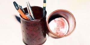 Leather Pencil Holder