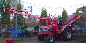 Pole Digger with Crane