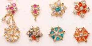 Hand Crafted Cz Setting Nose Pins-03