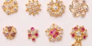 Hand Crafted CZ Setting Nose Pins