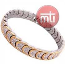 Single Line Titanium Germanium Bracelet