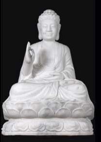Teaching Buddha On Lotus Base Statue