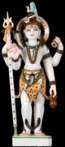 White Marble Lord Shiva Statues
