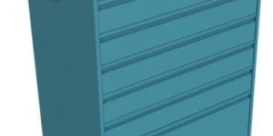 7 Drawer Medicine Trolley