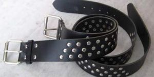 Studded Leather Belts-10003