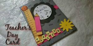 Handmade Teachers Day Greeting Cards