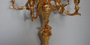 Golden Candle Stand