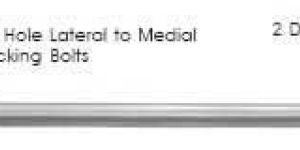 XL Tibail Nails, Cannulated (Dynamic Holes) Stainless steel / Titanium