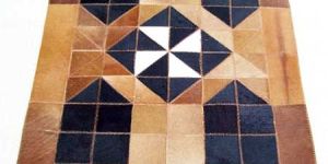 Handmade Leather Rug