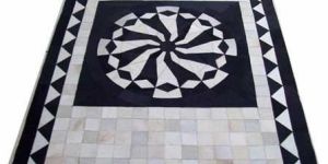 Handmade Leather Rug