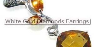 White Gold Earrings (002)