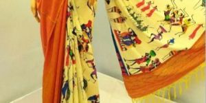 Wholesale Khesh Saree with Tribal Designs Gurjaari with Blose