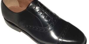 Mens Black Leather Shoes : Mbls-05
