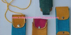 Jute Mobile Pouch