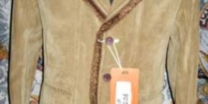 Brown Satin Readymade Blazer