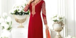 Ladies Georgette Semi Stitched Salwar Suit