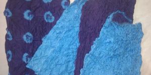 Skye Blue Pure GC Cotton Printed Chiffon Blue Dupatta Punjabi Suits