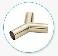 Stainless Steel Sanitary True Y Pipe Fittings
