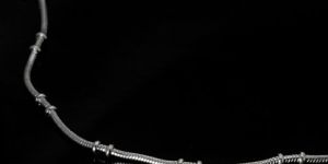 C - 02214 B Silver Chains