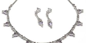 Silver Necklace Sets S - 02312