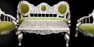 Silver Sofa Set (uce Cr 196)
