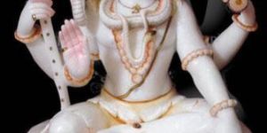 Marble Shankar Statue
