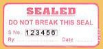 Tamper Proof Sticker Seals