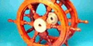 Wooden Ship Wheel Table