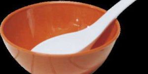 Brown Plastic Soup Bowl