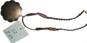 Antique Leather Pendant