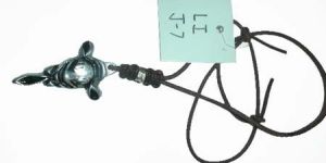 Artisan Crafted Leather Pendant Necklace