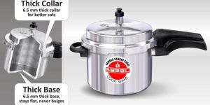 Saral Outer Lid Cooker 3ltr Thick Baseind.base
