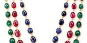 Antique Gold Gemstone Necklace