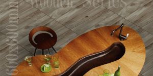 Wooden Finish Digital Glazed Vitrified Floor Tiles (600X600 MM)