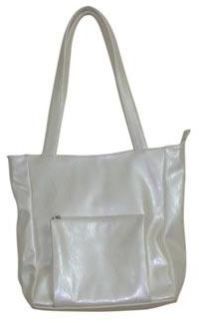 White Art Leather Bag