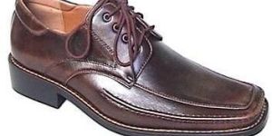 Men's Leather Shoes (Brown)