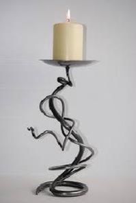 Wrought Iron Candle Holders