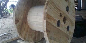 Pine Wood Cable Drums