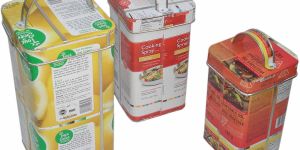 Recycled Tin Tea & Coffee Boxes