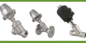 Pneumatic Angle Type Piston Valves