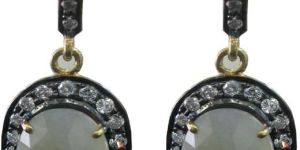 Silver Gems Earrings