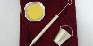 Silver Bowl With Pichkari