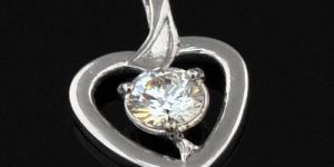 Swarovski Solitaire Heart Pendant