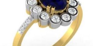 Gemstone Diamond Ring