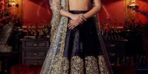 RCPC Designer Velvet Lehenga Chunni