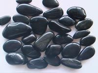 Decorative Polished Black Pebble Stones