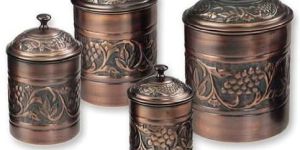 Brass Canister Set