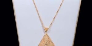 Necklace with Jhumar Pendent and Earrings