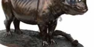 Sandstone Rhinoceros Statues