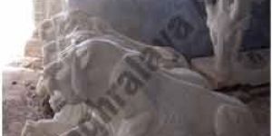 Marble Tiger Statues